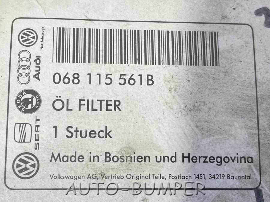 VW, Audi  фильтр маслянный (1.6-2.0D/2.5TDI) 068115561B